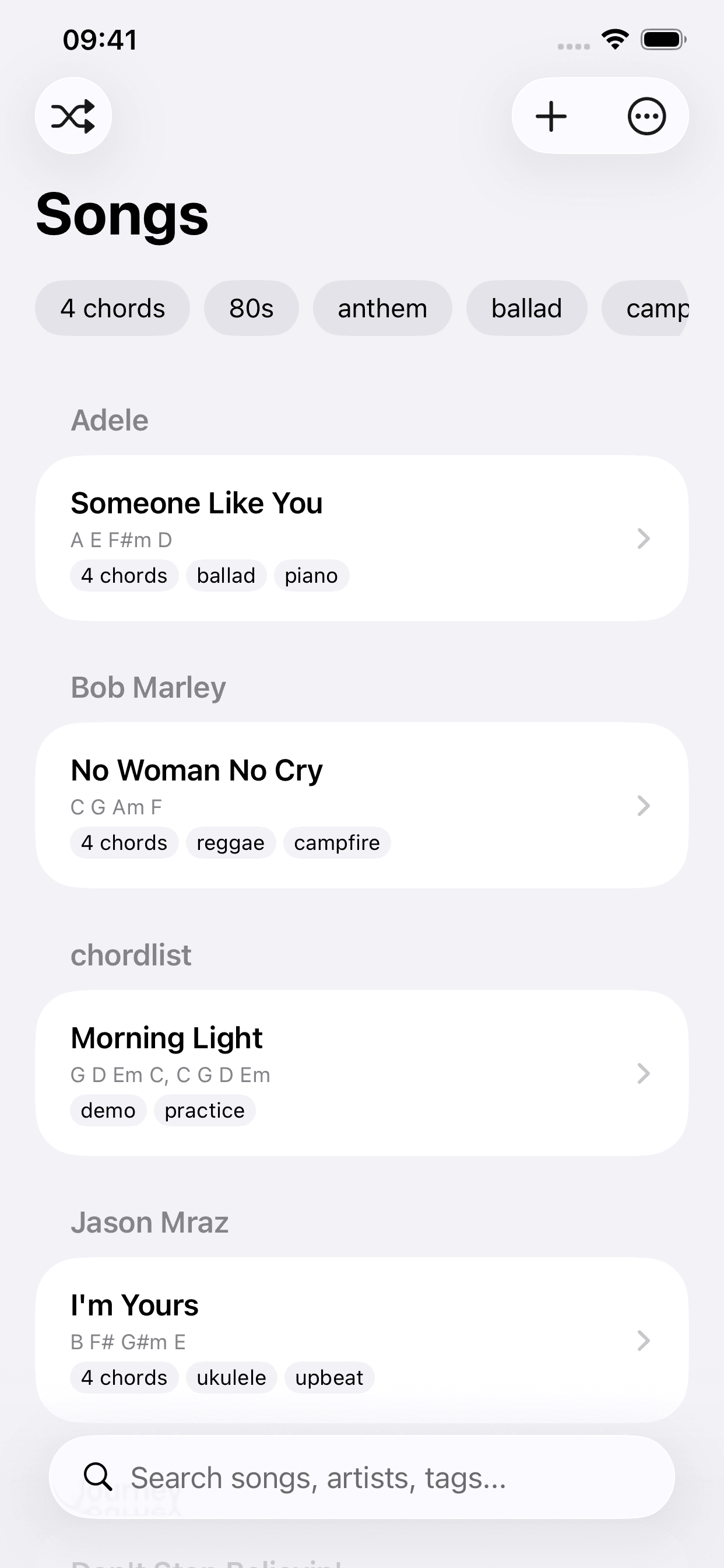 Song library