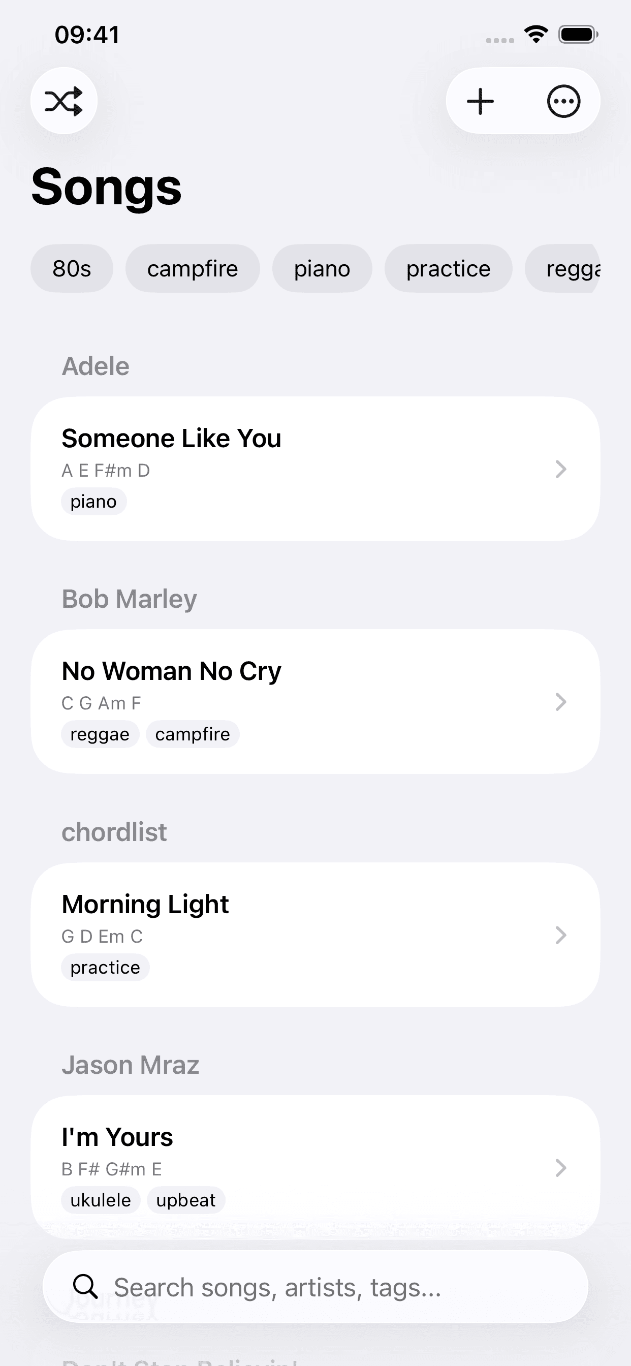 Song library