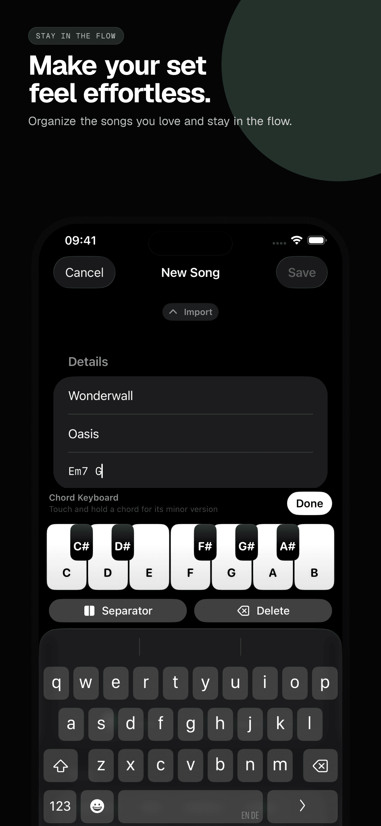 05 · Make your set feel effortless., from the classic 6.5-inch iPhone App Store screenshot set.
