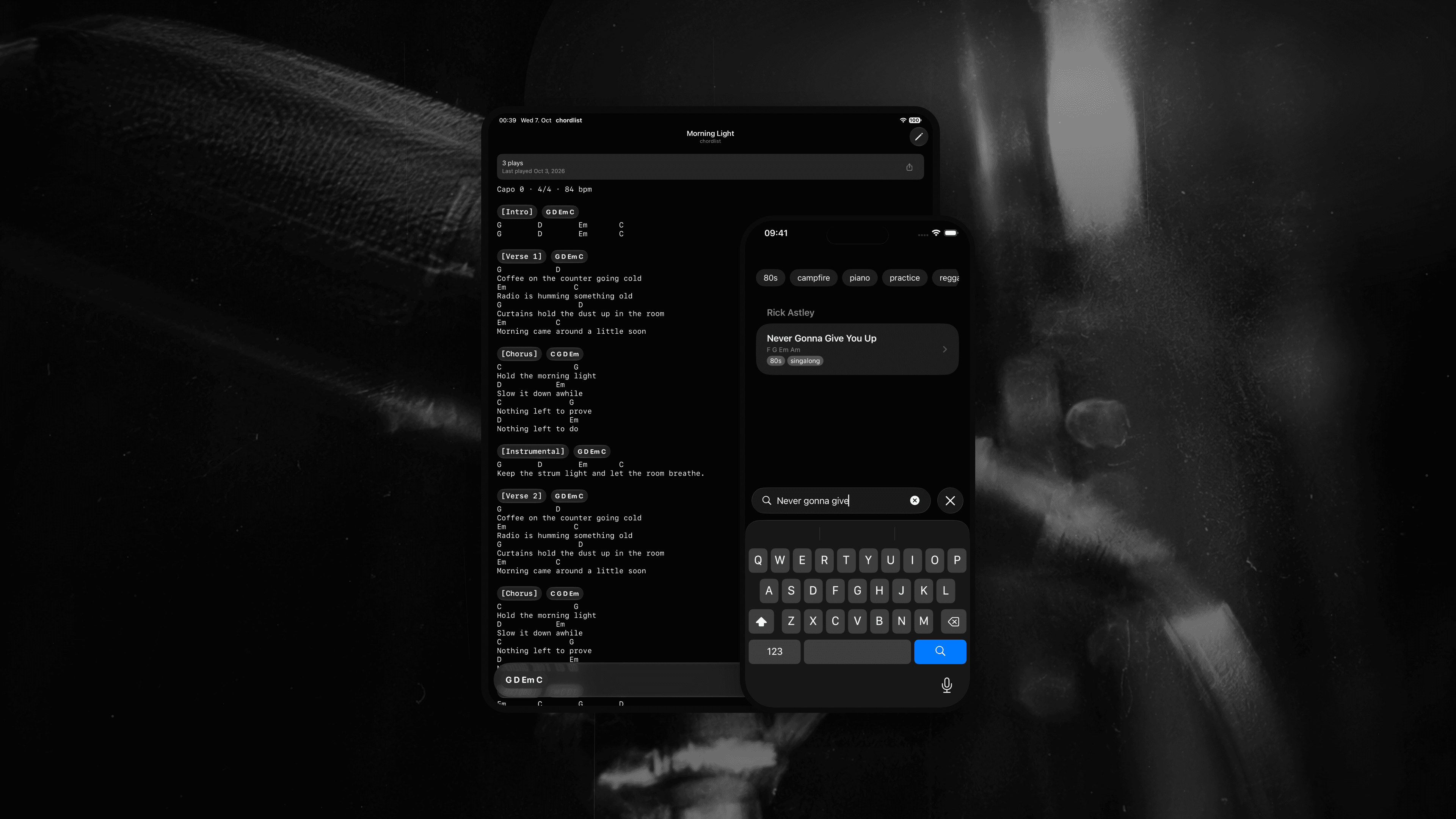 In-App Event card App Store creative asset, English, analog treatment.