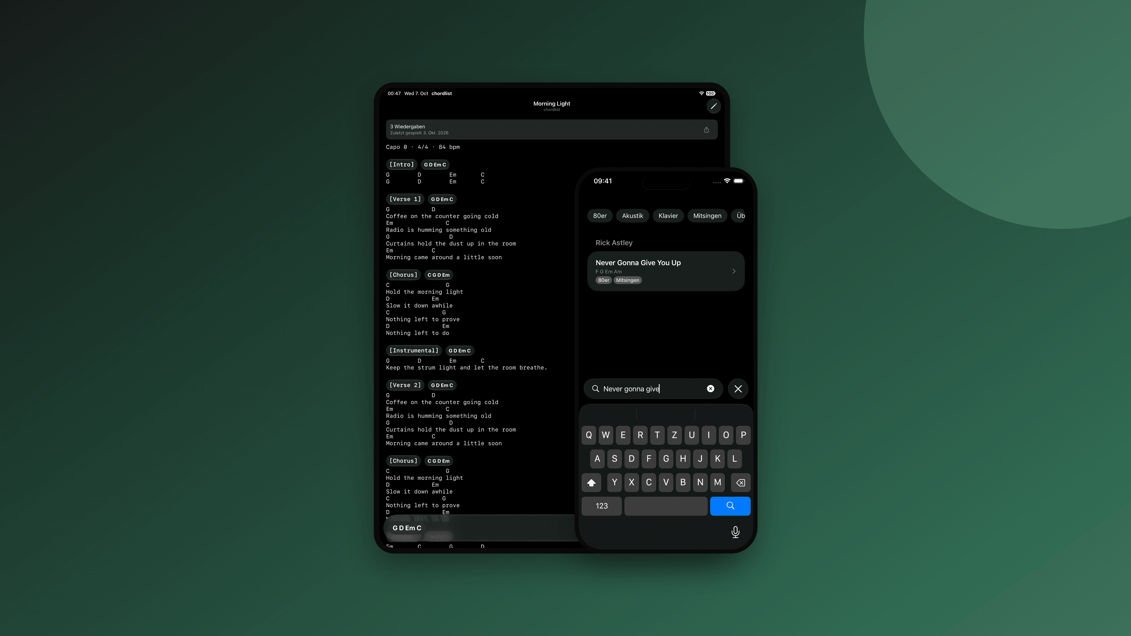 In-App Event card App Store creative asset, German, classic treatment.